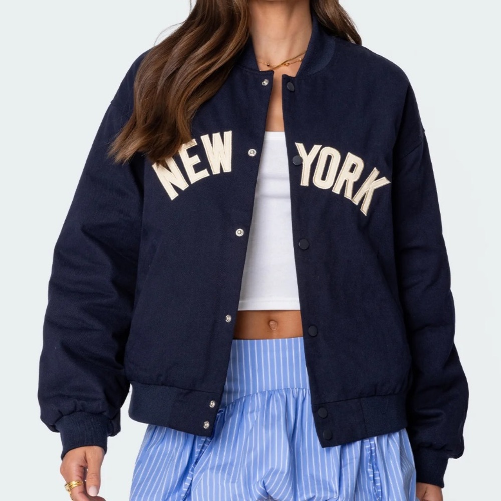 Edikted Big Apple Bomber Jacket